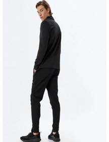 Resim Koton Spor Eşofman Altı Lastikli Paça Beli Bağcıklı Fermuarlı Cep Detaylı 001 