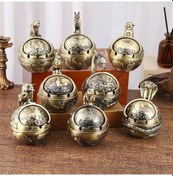 Resim Createtech Zarif Yivli Yaşam Vintage Tasarım Tablası Rüzgar Nimet N Masa Küre Küllük Kül Kelimeler Kapaklı Hayvan Geçirmez Desen Dekorasyon Mx 