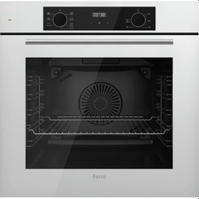 Resim Ferre White Plus Serisi QBL63CB - CS206 - D078 3lü Cam Ankastre Set 