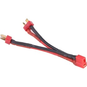 Resim Guangdong Spirit Deans Style T-Plug 2 Erkek - T-Fiş 1 Dişi Güç Kablosu 2-6s Lipo Pil Için Silikon Tel 