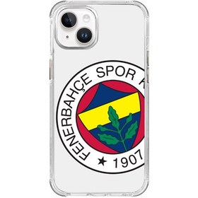 Resim Fenerbahçe iPhone 13 Uyumlu Fenerbahçe Büyük Logo Telefon Kılıfı ŞEFFAF 