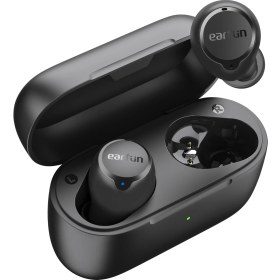 Resim Earfun 2s TW101S Siyah Qualcomm QCC3040 aptX™ Codec 4 Mikrofonlu Enc Bluetooth Kablosuz Kulaklık 