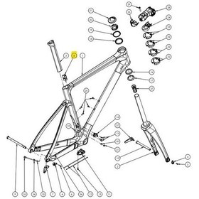 Resim Bianchi Aria Sprint İnfinitoxe Sele Kelepçesi C7305175 Siyah 