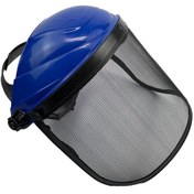 Resim Suntek Testere Kırpma Tam Yüz Kalkanı Koruyucu Çelik Mavi 