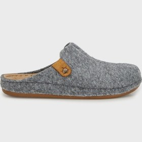 Resim Lela Keçe Kışlık Ev Bayan Terlik 6711002 Gri 