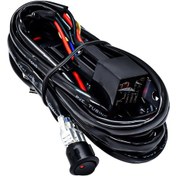 Resim Jeemson 300w Suv Araç Farı Kablolu Seti, 2 Bağlantı, 9-16v, Siyah Su Geçirmez Dairesel Anahtar, 16 Awg Tellere Sahip 