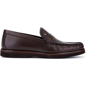 Resim Tamer Tanca Erkek Hakiki Deri Kahverengi Loafer Ayakkabı 886 2791 Erk Ayk Sk25-26 Kahve Fltr Kahverengi 