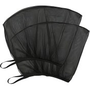 Resim Ön Yan Cam Güneşlik–uv Koruma Isı ve Güneş Engelleyici Sineklik Bebek Emzirme Perdesi (2 Adet) 