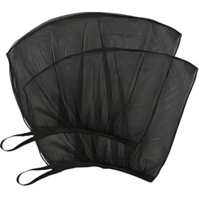 Resim Ön Yan Cam Güneşlik–uv Koruma Isı ve Güneş Engelleyici Sineklik Bebek Emzirme Perdesi (2 Adet) 