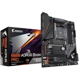 Resim Gigabyte B550 Aorus Pro AMD B550 5400 MHz (OC) DDR4 Soket AM4 ATX Anakart 