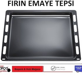Resim Bosch Uyumlu Hbn559E3I Fırın Emaye Tepsisi - 447500299 