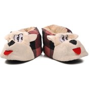 Resim Pembe-siyah-bej Kadın Panduf Köpekli Panduf G Pembe-siyah-bej Bej - Pembe - Siyah 