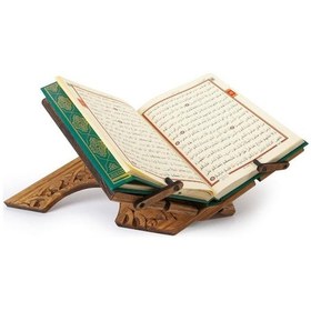 Resim Ahşap Masaüstü Delikli Rahle Kitap Okuma Standı V Rahle 