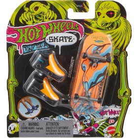 Resim Hot Wheels Skate Neon Temalı Parmak Kaykay 