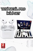 Resim gizmurstore 2025 Model Akıllı Saat ve Yeni Nesil Pro Bluetooth Kulaklık ANC Özelliği 