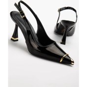 Resim Suins Shoes Suins Jessa Model Kadın Topuklu Burnu Metal Detaylı Stiletto Ayakkabı 