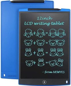 Resim 12 Inc Writing Lcd Grafik Dijital Kalemli Çizim Tableti Yazı Tahta Not Yazma Eğitim Tableti 