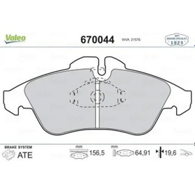 Resim Valeo 670044 On Fren Balatasi 0084204220 2d0698151 2d0698151c 