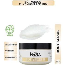 Resim Wou World Of Unique Milk Therapy Body Scrub Sıkılaştırıcı,arındırıcı,nemlendirici Vücut Peelingi 250 Ml 