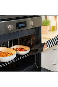 Resim lawrenceshop Servis 180° Isıya Dayanıklı Silikon Fırın Eldiveni Fırın Tencere Tepsi Tutacağı Karışık Renklerde 