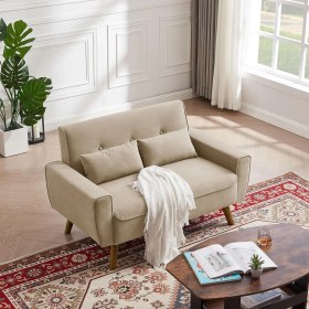 Resim Ulaş Mini Kanepe, Minimalist Kanepe, 120 cm Koltuk, Kompakt Kanepe 
