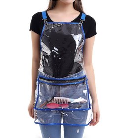 Resim Penuar Pvc Kumaş Boya Önlüğü Şeffaf Sax Mavi 