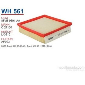 Resim Wunder FORD TRANSİT EUROPA 2.5 Hava Filtresi OEM NO: 88VB-9601-AA 