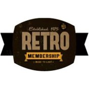 Resim Bay Etiket Vtr17 Retro Membership Yazili Etiket 