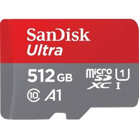 Resim SanDisk Ultra SDSQUAC-512G-GN6MN 512 GB microSDXC Class 10 UHS-I Hafıza Kartı 