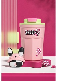 Resim Çelik Siyah 400 Ml Soğuk Su Termosu Matara Cin484pm 