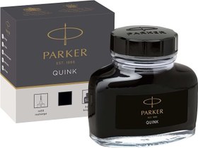 Resim PARKER Quink Dolma Kalem Şişe Mürekkebi, 57 ml, Siyah 