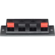 Resim Alkatronik 4lü Hoparlör Terminal Soketi Panel Montaj Tip Yaylı Speaker Ses 