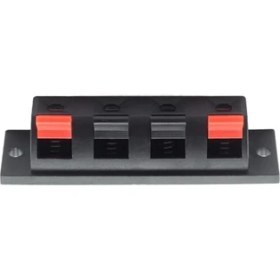 Resim Alkatronik 4lü Hoparlör Terminal Soketi Panel Montaj Tip Yaylı Speaker Ses 