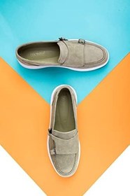 Resim Ducavelli Airy Hakiki Deri Süet Erkek Günlük Ayakkabı Loafer Ayakkabı 