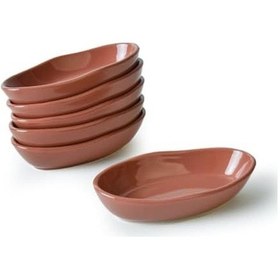 Resim Kızıl Kahve Deniz Çerezlik 14 Cm 6 Adet 607 
