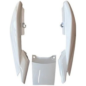 Resim Yamaha Ybr-k Esd Sağ Sol Sele Altı Arka Stop Üstü Takım Beyaz 