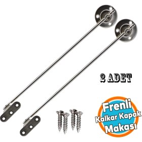 Resim Nzb Frenli Kalkar Kapak Makası Dolap Çekmece Metal 25 cm Sessiz Açma Kapama Amortisör Piston Bar 25 cm 