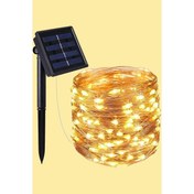 Resim Güneş Enerjili 200 LED Dış Mekan Aydınlatma Şeridi 