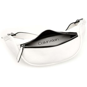 Resim Calvin Klein Ny Shaped Waistbag Md Kadın Bel Çantası White - White / STD 