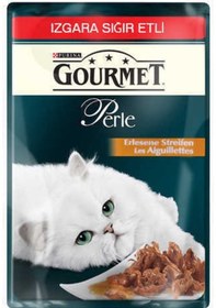 Resim Purina Gourmet Perle Izgara Karışık Çeşitli Pouch Yetişkin Kedi Yaş Maması 24 x 85 G 