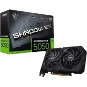 Resim Msı RTX5050 8gb Shadow 2x Oc 128BİT Gddr6 HDMI Dp Pcıe 5.0 