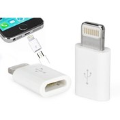 Resim Iphone 5 6 Plus Air Mini Micro Usb Otg Ios Çevirici Dönüştürücü 