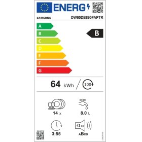 Resim Samsung DW60DB890FAPTR B Enerji Sınıfı Bespoke 11 Programlı Bulaşık Makinesi 