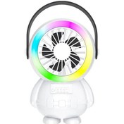 Resim Ally Sarjli Astronot Fan Vantilatör Tasinabilir El - Masa Üstü Vantilatör 1500mah 