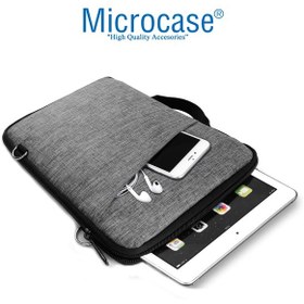 Resim Microcase Samsung Galaxy Tab S10 Lite Tablet Uyumlu Gri Çanta + Türkçe Bluetooth Klavye +mouse + Standı - Yeşil Al5161 Omuz Çantası 