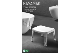 Resim Banyo & Mutfak Yardımcı Basamak Taburesi - Yaşlı ve Bedensel Engelli Destek 