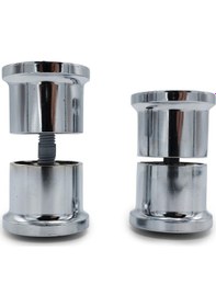 Resim 10 Mm Bir Çift Cam Kabin Kolu Krom Duşakabin Kolu Abs Üzeri Krom Kaplama Gümüş 