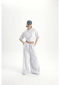 Resim Bruges Oversize Karmelanj T-shirt Eşofman Takım Karmelanj 