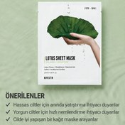 Resim Rovectin - Calming Lotus Sheet Mask (Cilt Hasarına Karşı Koruyucu Lotus Çiçekli Nem Hapsedici Maske) 25ml 