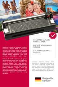 Resim Olympia A240 Laminasyon Makinesi Ve Giyotin Makinesi 